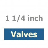 1 1/4 inch Valves